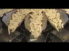 Automatic French fries packing line,French fries packing machine,snack automatic weighing packing ma