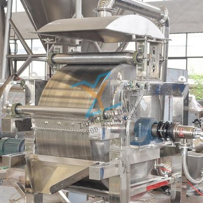 Customized Five Grain Corn Starch Drum Scraper Drying Machinery For Medicine Food And Chemical Paste Thick Concentrate Drum Drying Machine