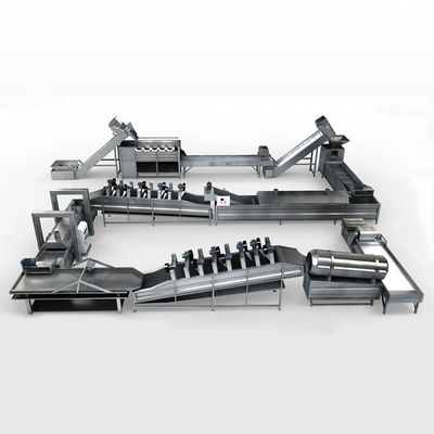 맞춤형 프렌치 프라이 생산 라인 300kg/H 400kg/H 1000kg/H