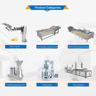 10m*2m*2m 및 프렌치 프라이를 위한 커스터마이즈 가능한 냉동 프라이 생산 라인